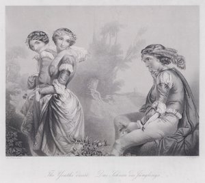 Der Wunsch der Jugend (Stich) von Joseph Felon