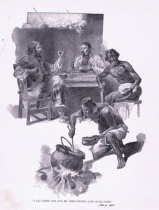 Ich setzte mich und aß mein Abendessen mit ihnen von Joseph Finnemore