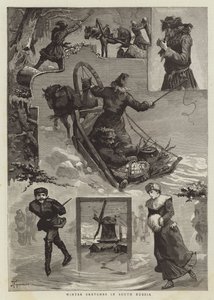 Winter-Skizzen in Südrussland