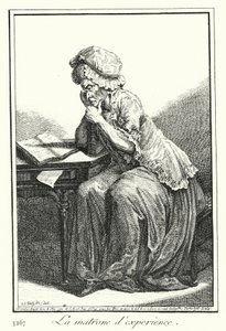 Die erfahrene Matrone (Stich) von Joseph Franz von (after) Goez