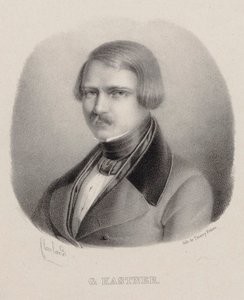 Porträt des Komponisten Jean-Georges Kastner 1810-1867