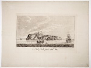 Ein Blick auf Quebec von Südosten, um 1781