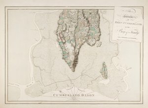 Die Umgebung von Fort Cumberland in der Bay of Fundy von Joseph Frederick Wallet DesBarres