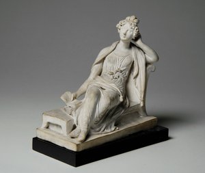 Maquette für Elizabeth Goodman Banks sitzend