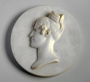 Medallion-Porträt von Mrs. Mary Brooke