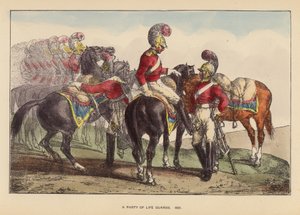 Eine Gruppe von Leibgardisten von Joseph Grego