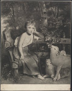 Miss Mary Palmer als "Die junge Schäferin"