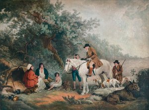 Morgen oder der wohlwollende Sportsmann, 1795, 1919 von Joseph Grozer