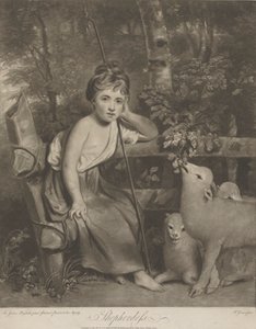 Hirtin (Miss Mary Palmer als junge Hirtin)