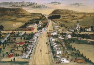 Ansicht von Poestenkill, New York, ca. 1870 von Joseph H. Hidley