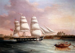 John Wood nähert sich Bombay, ca. 1850 von Joseph Heard