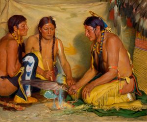 Herstellung von Süßgrasmedizin, Zeremonie der Blackfoot