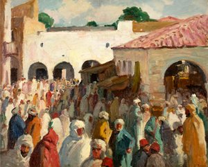 Sidi-bou-Said (Tunesien) von Joseph Henry Sharp