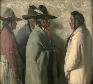 Junge Häuptlinge Mission, um 1919 von Joseph Henry Sharp