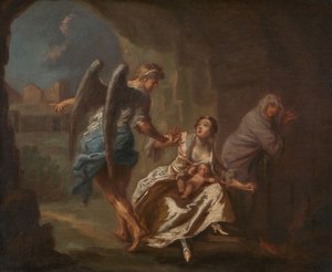 Der Engel der Barmherzigkeit, ca. 1746