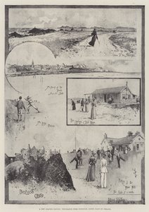 Ein neuer Golfplatz, Skizzen aus Portrush, Nordküste Irlands von Joseph Holland Tringham
