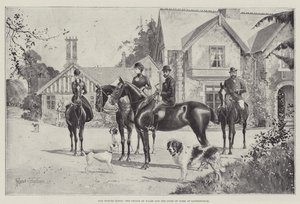 Unsere zukünftigen Könige, der Prinz von Wales und der Herzog von York in Sandringham von Joseph Holland Tringham