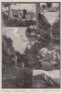Skizzen in Derbyshire von Joseph Holland Tringham