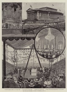 Der Herzog und die Herzogin von York in Liverpool, 10. September von Joseph Holland Tringham