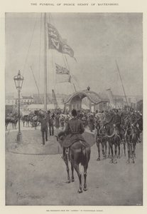 Die Beerdigung von Prinz Henry von Battenberg, der Prozession von der Alberta zur Whippingham Kirche