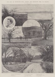 Das Geschenk des Rivington Hall Estate und Rivington Pike an Bolton von Joseph Holland Tringham
