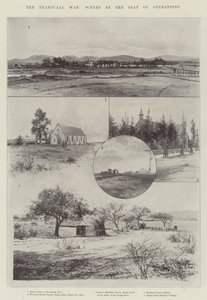 Der Transvaal-Krieg, Szenen am Einsatzort von Joseph Holland Tringham