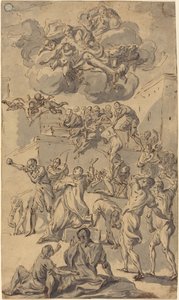 Die Steinigung des Heiligen Stephanus von Joseph Ignace François Parrocel