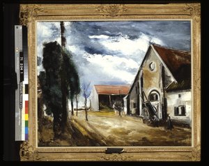 Hof eines Bauernhofs