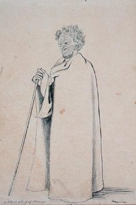 Ein blinder Häuptling von Otawao, ca. 1844 von Joseph Jenner Merrett