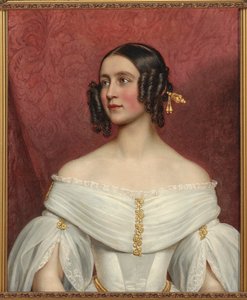 Prinzessin Adelgunde von Bayern 1823-1914 als Braut
