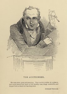 Der Auktionator (Gravur)