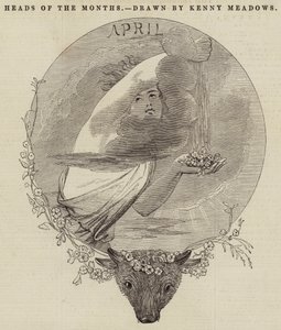 Köpfe der Monate von Joseph Kenny Meadows