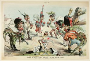 Ostern im alten Welt-Bauernhof, aus Puck
