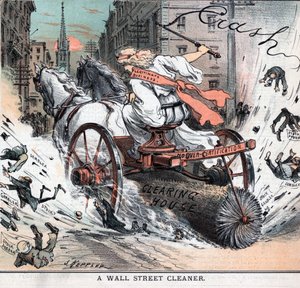 Wall Street Reiniger von Joseph Ferdinand Keppler von Joseph Keppler