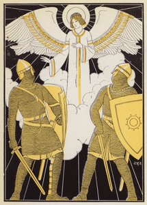 Der Kampf von Roland und Olivier von Joseph Kuhn Regnier