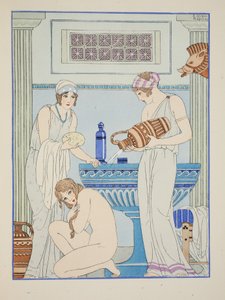 Wasser über den Patienten gießen, Illustration aus 