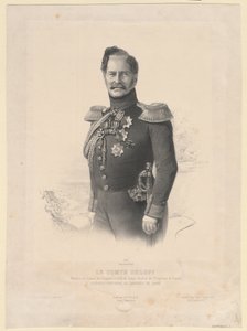 Porträt von Graf Alexej Fjodorowitsch Orlow 1787-1862 von Joseph Lemercier