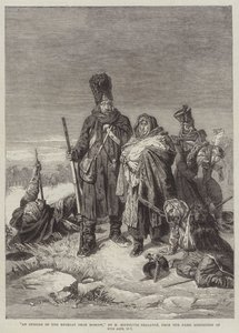 Eine Episode des Rückzugs aus Moskau von Joseph Louis Hippolyte Bellange