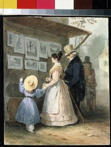 Beim Kupferstichhändler von Joseph Louis Hippolyte Bellange
