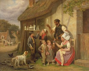 Der reisende Gipsfigurenverkäufer, 1883 von Joseph Louis Hippolyte Bellange