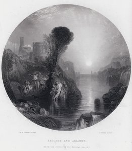 Bacchus und Ariadne (Stich) von Joseph Mallord William (after) Turner