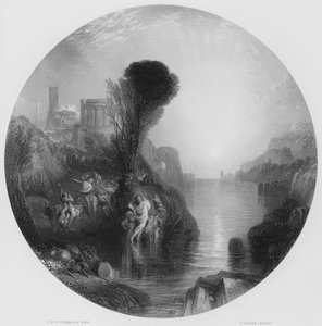 Bacchus und Ariadne, nach dem Bild in der Nationalgalerie von Joseph Mallord William (after) Turner