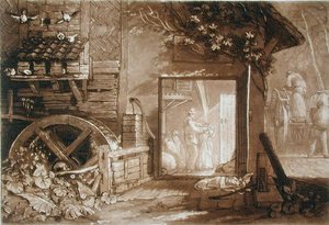 Penbury Mill, Kent, graviert von Charles Turner, veröffentlicht 1808 von Joseph Mallord William (after) Turner