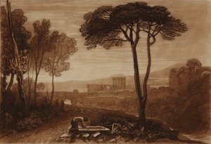 Eine Szene in der Campagna