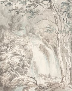 Ein Wasserfall von Joseph Mallord William Turner