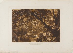 Aesacus und Hesperie, Platte 66 aus Liber Studiorum von Joseph Mallord William Turner