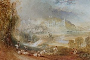 Arundel Castle und Stadt, ca. 1824