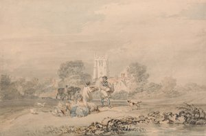 Herbstliche Aussaat des Getreides von Joseph Mallord William Turner