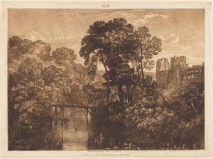 Berry Pomeroy Castle von Joseph Mallord William Turner