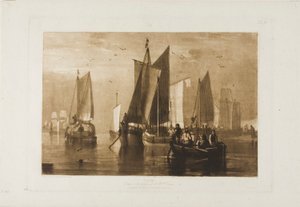 Ruhe, Platte 44 aus Liber Studiorum von Joseph Mallord William Turner